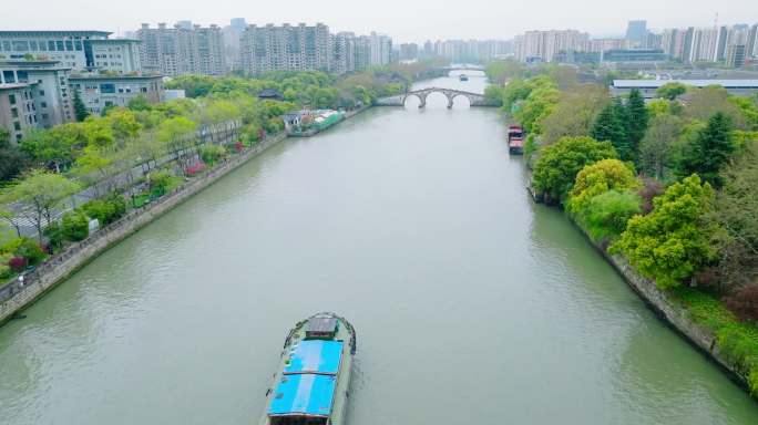 京杭大运河航拍5K视频