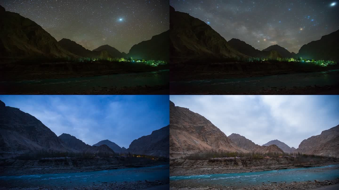 新疆星空延时摄影