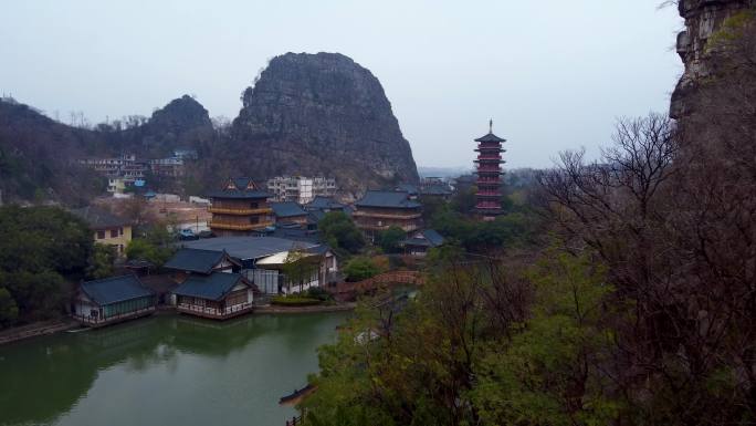 桂林 木龙湖 叠彩山 御春园