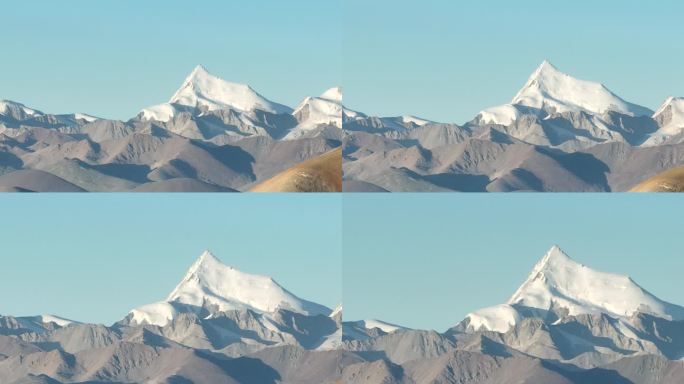 航拍西藏纳木措旅途风景4K
