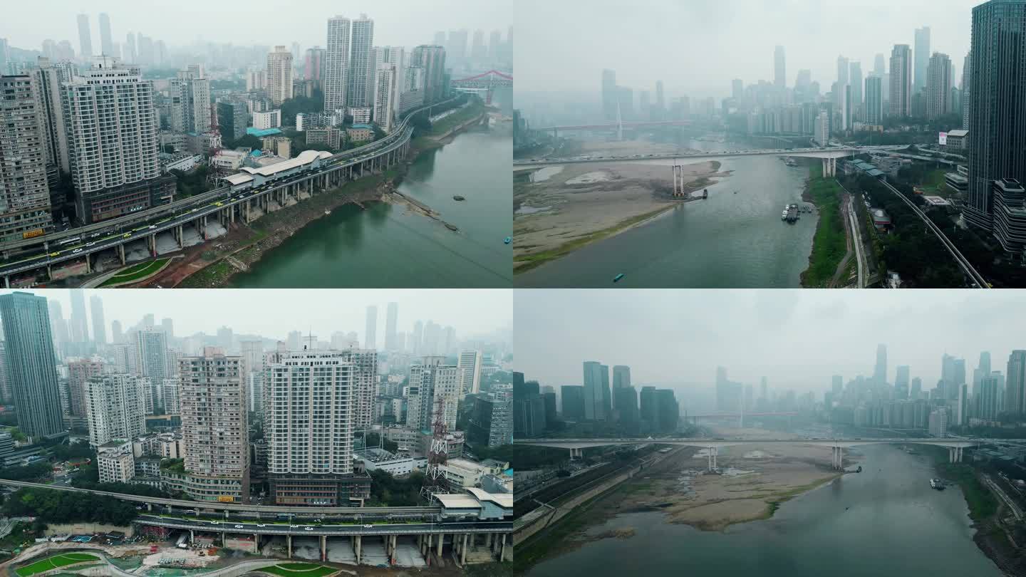 重庆城市交通嘉陵江周边桥梁和轨道运输