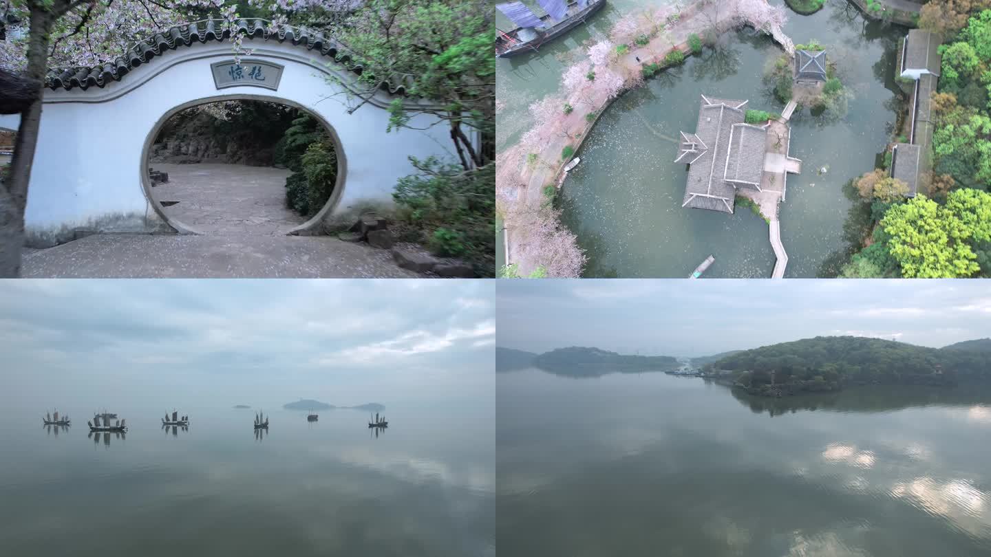 2023年鼋头渚长春桥航拍镜头