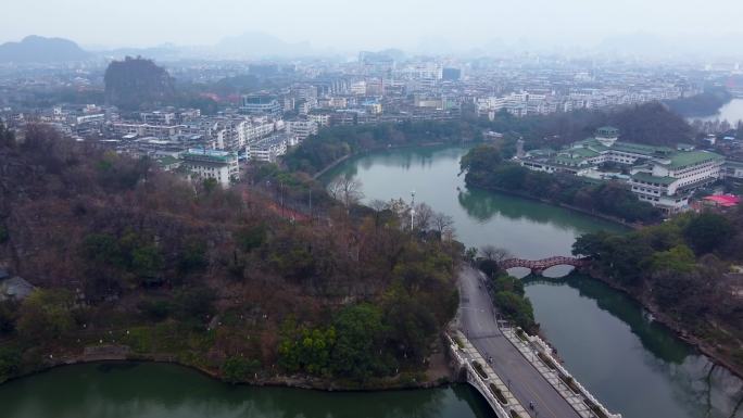 桂林 木龙湖 叠彩山 御春园