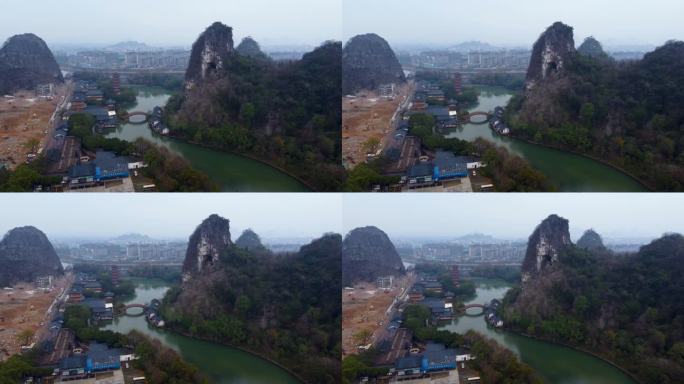 桂林 木龙湖 叠彩山 御春园