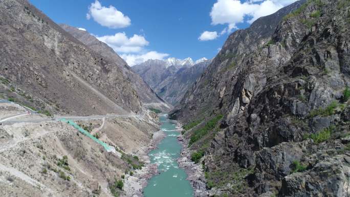 自然风光 湍急溪流 绿水青山 北国风光