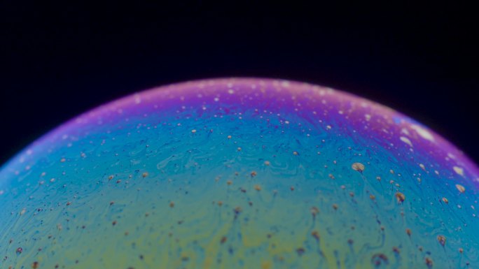 4K超现实科幻气泡行星微距背景合集肥皂泡