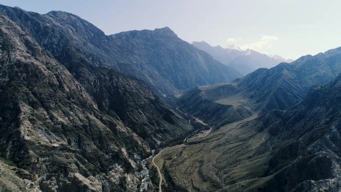 自然风光 湍急溪流 绿水青山 北国风光