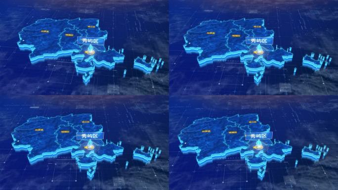 莆田市秀屿区蓝色三维科技区位地图