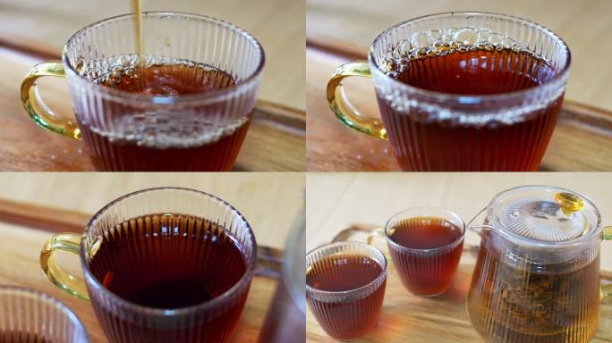 茶厂喝茶茶杯茶具品茶 茶宣传片 红茶