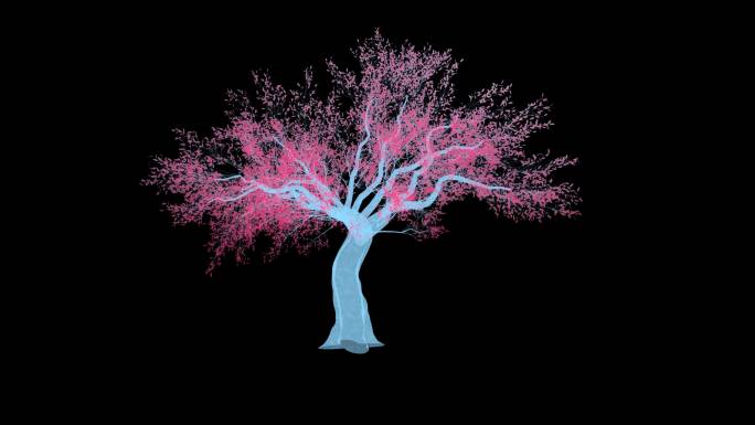 荧光树-循环