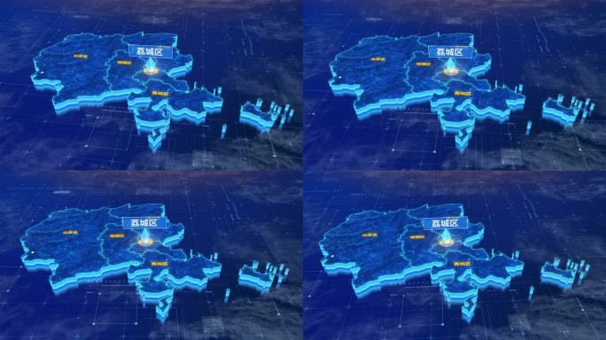 莆田市荔城区蓝色三维科技区位地图