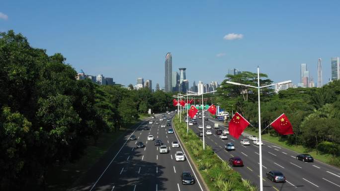深圳 城市道路 绿色生态