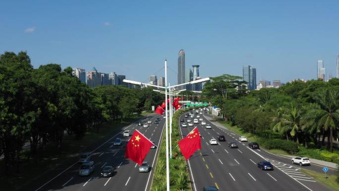 深圳 城市道路 绿色生态