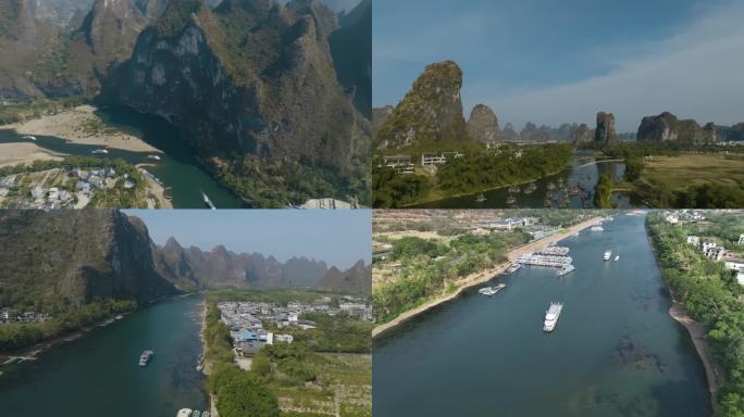 阳朔美景 风光漓江 漓江风景  广西桂林