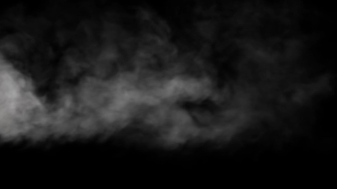 飘烟流云白色烟雾云雾飘浮云飘过视频素材