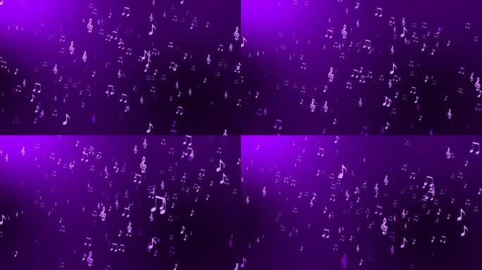 音符粒子灰度动画运动图形