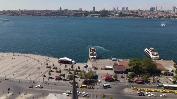 伊斯兰穆斯林清真寺海滨伊斯坦布尔