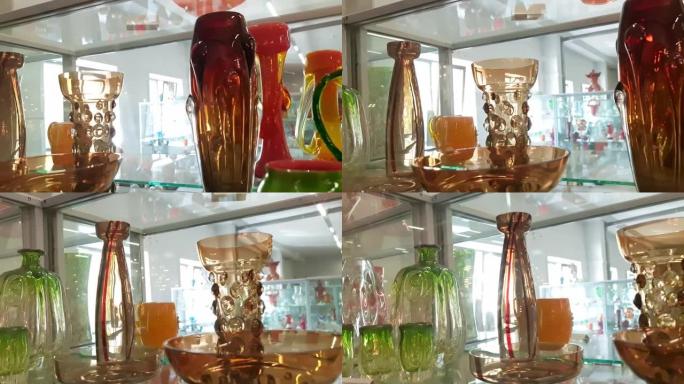 玻璃物体玻璃花瓶玻璃盘子彩色玻璃