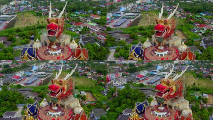 泰国佛统市的龙庙Wat Samphran