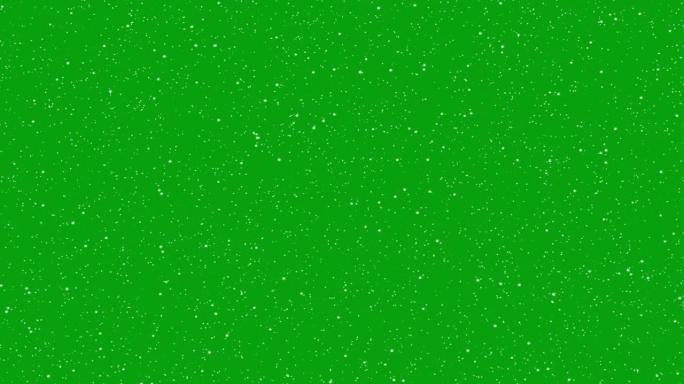降雪绿色屏幕运动图形