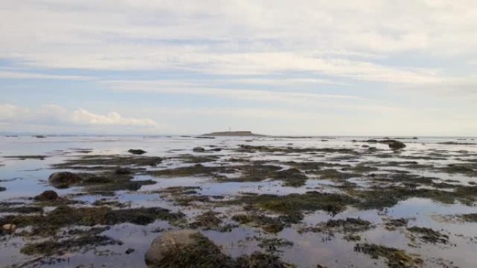 苏格兰阿兰南海岸的普拉达岛