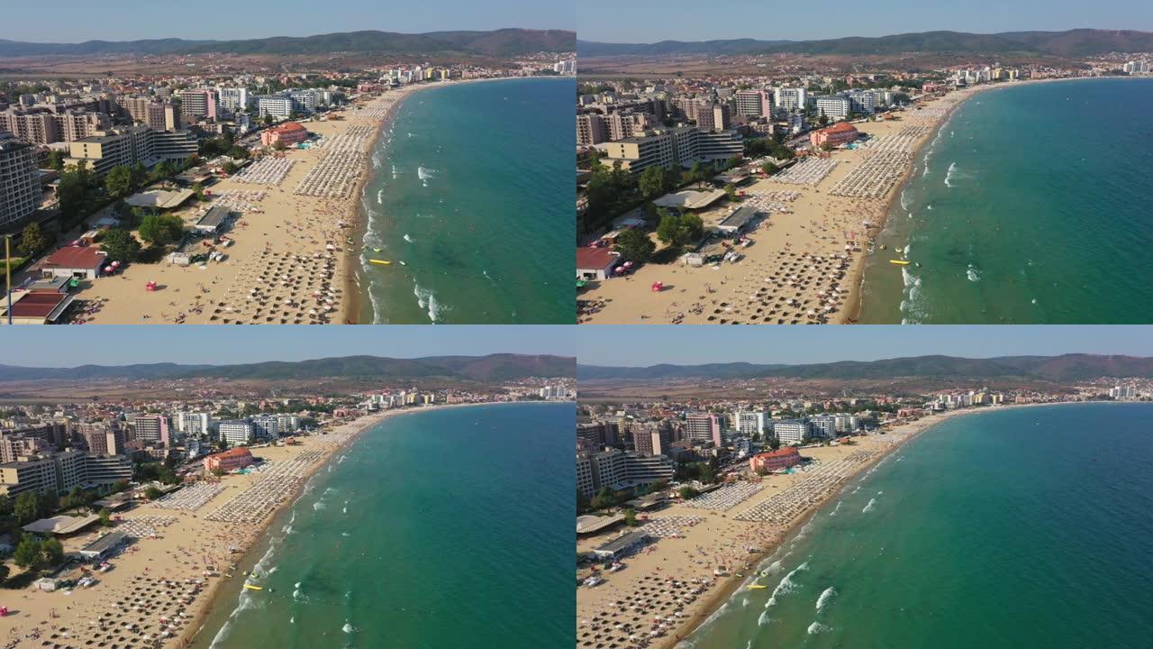 保加利亚黑海沿岸的阳光海滩