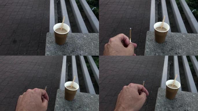 香烟和咖啡的坏习惯