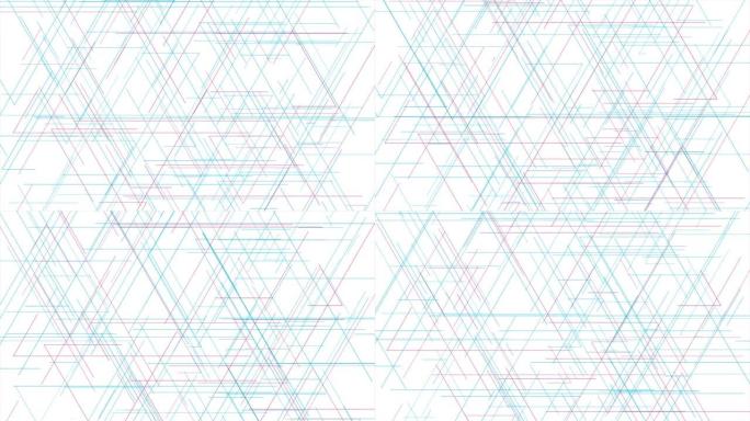 蓝紫色线最小低聚几何运动背景