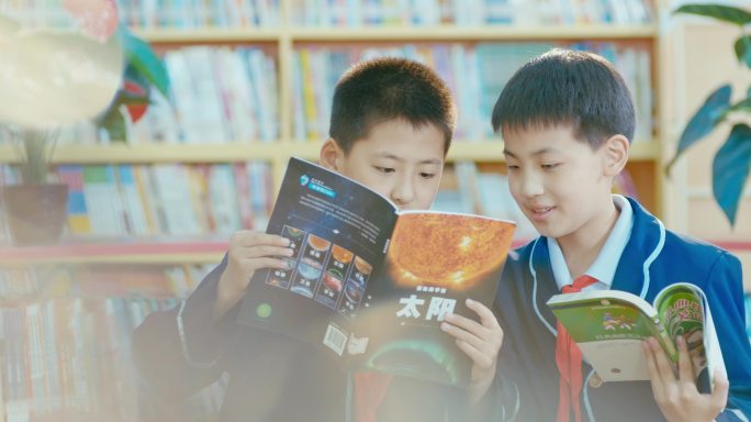 小学阅览室阅读兴趣图书馆交流双减科普读物