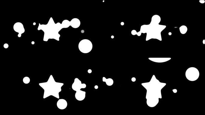 星星水滴滴动画运动图形