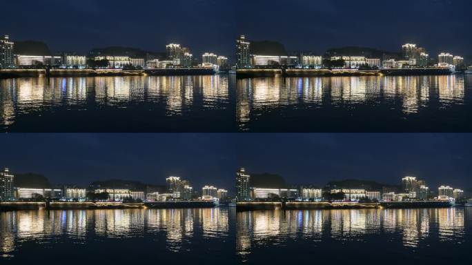 杭州淳安县千岛湖夜景