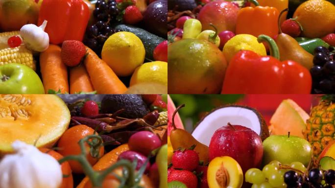 维生素 膳食 减肥 蔬菜水果集合 月子餐
