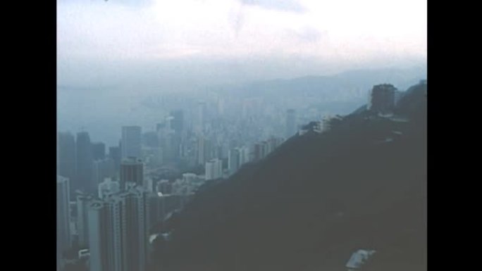 20世纪70年代香港维多利亚山顶缆车档案