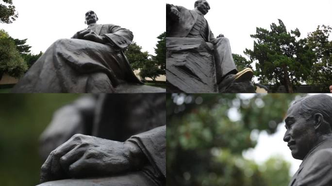 南京总统府孙中山雕像近景C025