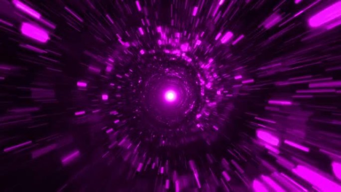 紫色环路抽象隧道背景