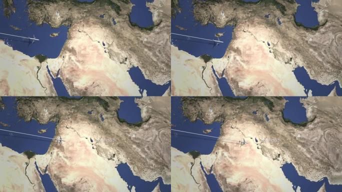 商用飞机抵达伊拉克巴格达