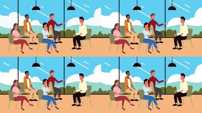 跨种族商人坐着的角色