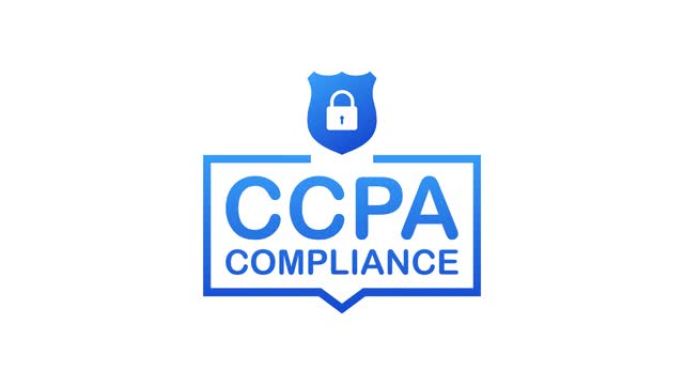 Ccpa，任何用途的伟大设计。安全图标。网站信息。网络安全。数据保护。运动图形。