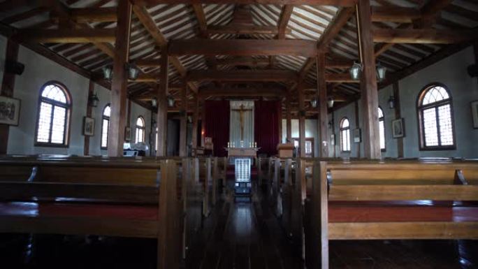 韩国清州- 2019年9月:清州圣公会教堂是位于韩国清州市的韩国圣公会的韩屋教堂。它建于1935年，