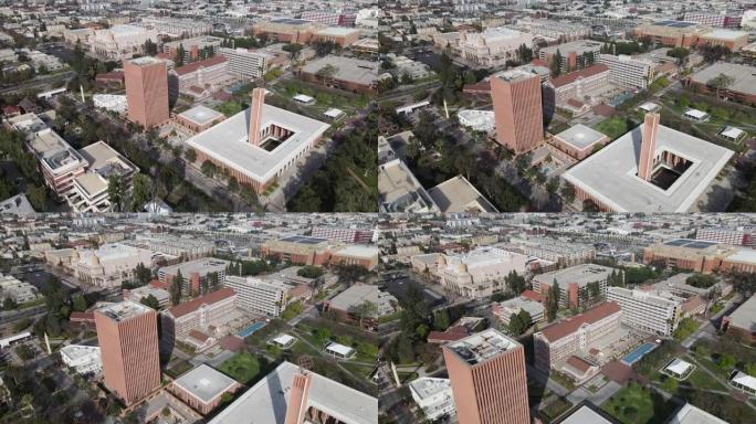 南加州大学校园洛杉矶加州无人机鸟瞰图