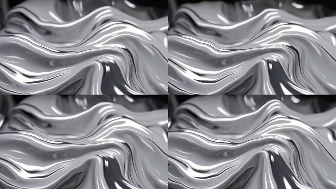 金属流动液体抽象背景