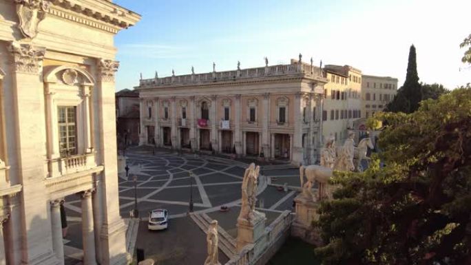 瞥见罗马的坎皮多里奥广场和宫殿主办卡皮多里奥博物馆