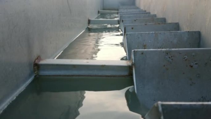 从中央池到UASB储罐的废水处理工艺