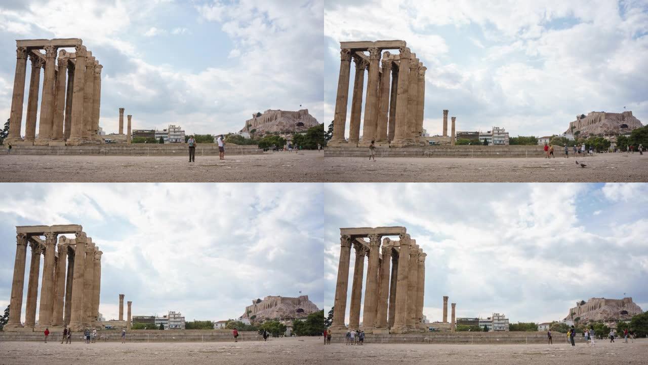 雅典奥林匹亚宙斯的延时神庙