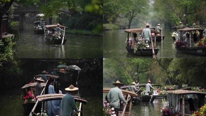 古韵传统摇橹船