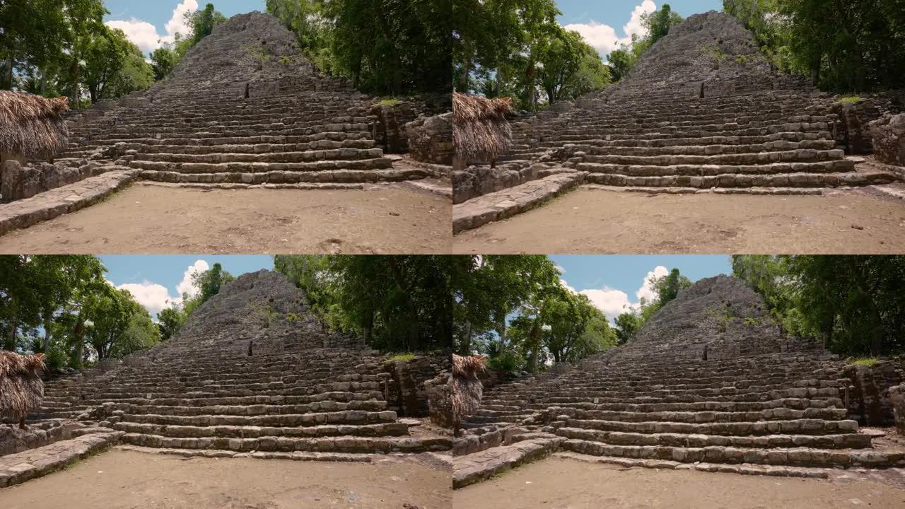 科巴城的玛雅文明金字塔