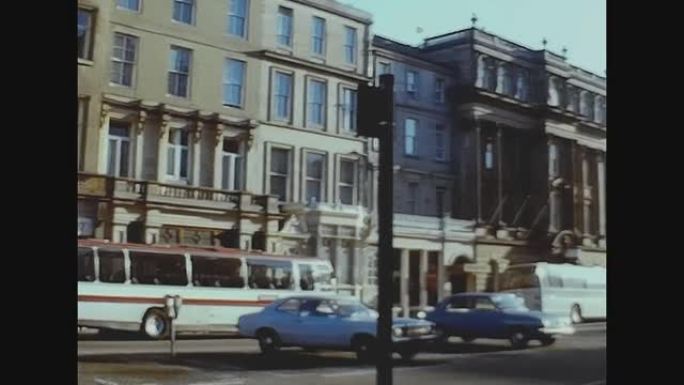 英国1974，爱丁堡街景