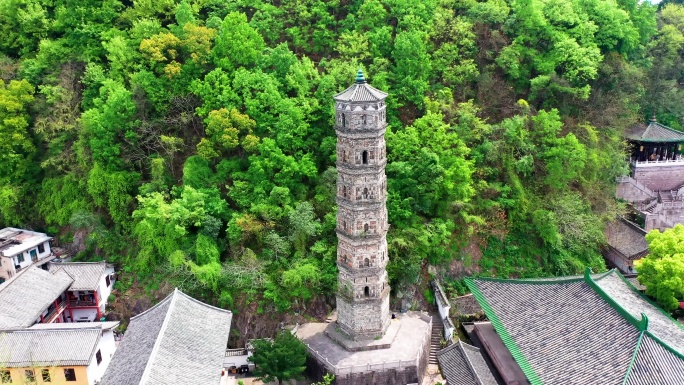 台州府城文化旅游区兴善门紫阳古街航拍素材