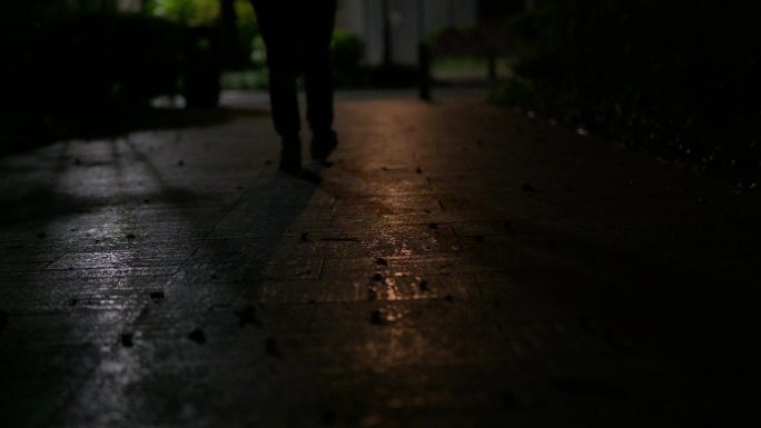 夜晚独自一人走路 夜晚走路