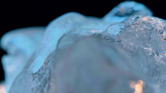 地下冰层 冰泉 冰川矿泉水  水结晶